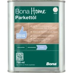 Bona Home Parkett-Öl Weiß 750 Ml