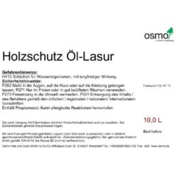 Osmo Holzschutz Öl-Lasur Patina 2,5L -Innenfarben Verkauf 733675 4951 hazard
