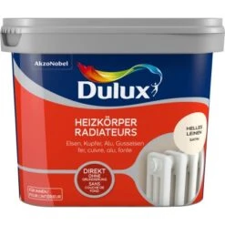 Dulux Fresh Up Heizkörperlack Satin Helles Leinen 750 Ml