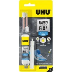 UHU® Uhu Spezialkleber Turbo FiX² Flex Flüssig Transparent 10 G