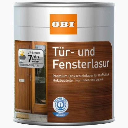 OBI Tür- Und Fensterlasur Mahagoni 750 Ml 3 OBI Tür- Und Fensterlasur Mahagoni 750 Ml