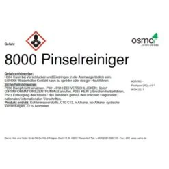 Osmo Pinselreiniger Und Verdünner 1 L -Innenfarben Verkauf 798659 3227 Hazard