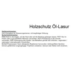 Osmo Holzschutz Öl-Lasur Ebenholz 750 Ml 6 Osmo Holzschutz Öl-Lasur Ebenholz 750 Ml -Innenfarben Verkauf 850101658 4951 3227 Hazard