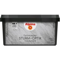 Alpina Farbrezepte Sturm-Optik Silber 1 L