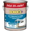 Bondex Wetterschutz-Farbe Weiß - 3 L Ausreichend Für Ca. 27 M²