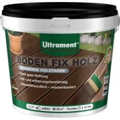 Ultrament Boden Fix Holz 4 L Terrabraun