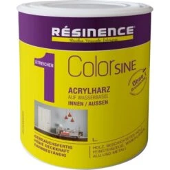Resinence Colorsine Buntlack Daunen Seidenmatt 500 Ml