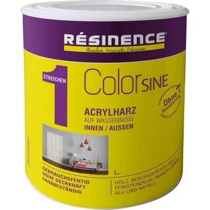 Resinence Colorsine Buntlack Daunen Seidenmatt 500 Ml 3 Resinence Colorsine Buntlack Daunen Seidenmatt 500 Ml