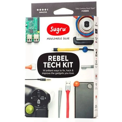 Sugru Mouldable Glue Original Formula Rebel Tech Kit 4er-Set 3 Sugru Mouldable Glue Original Formula Rebel Tech Kit 4er-Set