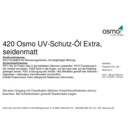 Osmo UV-Schutz Öl Extra Farblos 750 Ml 4 Osmo UV-Schutz Öl Extra Farblos 750 Ml – Bild 2
