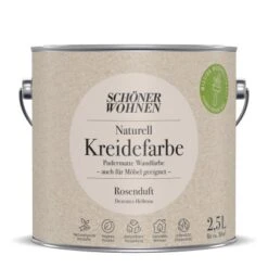 Schöner Wohnen Naturell Kreidefarbe Rosenduft 2,5 L