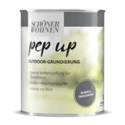 Schöner Wohnen Pep Up Outdoor Grundierung Weiß 1 L