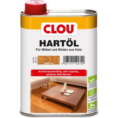 Clou Hartöl Hellbraun 250 Ml 3 Clou Hartöl Hellbraun 250 Ml