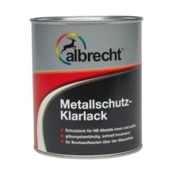 Albrecht Metallschutz-Klarlack Transparent 375 Ml