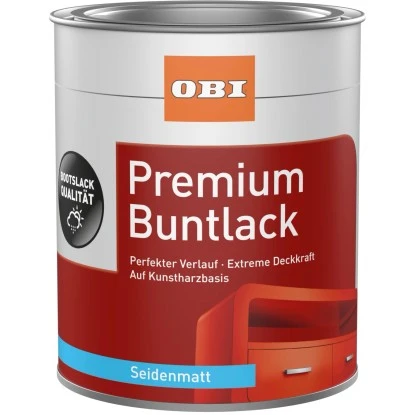 OBI Premium Buntlack Laubgrün Seidenmatt 750 Ml 3 OBI Premium Buntlack Laubgrün Seidenmatt 750 Ml