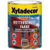 Xyladecor Consolan Wetterschutzfarbe Dunkelbraun Seidenglänzend 750 Ml -Innenfarben Verkauf XD CWF Dunkelbraun 0 75 L