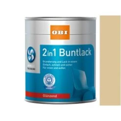 OBI 2in1 Buntlack Beige Glänzend 750 Ml