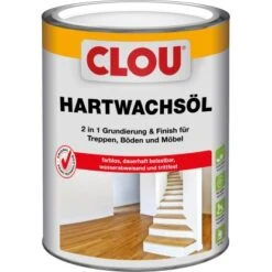 Clou Hartwachs-Öl Transparent Seidenglänzend 2,5 L
