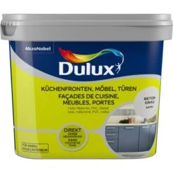 Dulux Fresh Up Lack Für Küchen, Möbel Und Türen Satin Beton-Grau 750 Ml