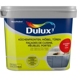 Dulux Fresh Up Lack Für Küchen, Möbel Und Türen Satin Madras Rot 750 Ml