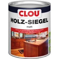 Clou Holz-Siegel EL Transparent Matt 750 Ml
