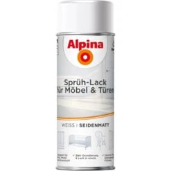 Alpina Sprüh-Lack Für Möbel & Türen 400 Ml Seidenmatt
