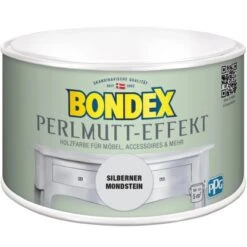 Bondex Perlmutt-Effekt Silber Seidenmatt 500 Ml