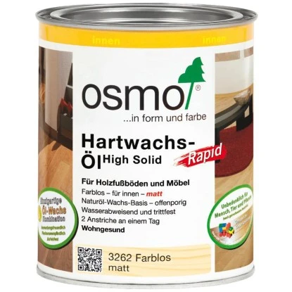 Osmo Hartwachs Öl Rapid Matt 750 Ml 3 Osmo Hartwachs Öl Rapid Matt 750 Ml