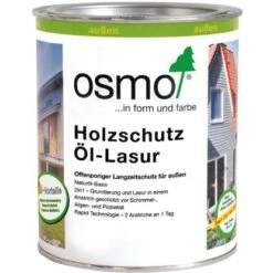 Osmo Holzschutz Öl-Lasur Basaltgrau 750 Ml