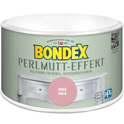 Bondex Perlmutt-Effekt Gold Seidenmatt 500 Ml