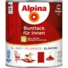 Alpina Buntlack Für Innen Feuerrot Glänzend 750 Ml -Innenfarben Verkauf r innen feuerrot glaenzend