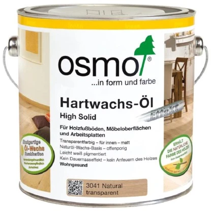 Osmo Hartwachs-Öl Effekt Natural 2,5L 3 Osmo Hartwachs-Öl Effekt Natural 2,5L