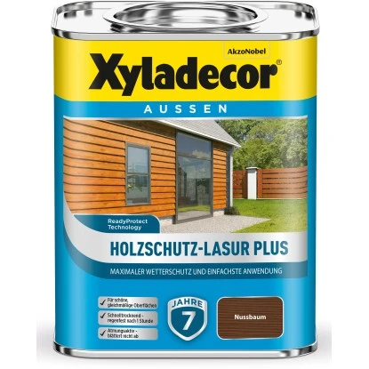 Xyladecor Holzschutz-Lasur Plus Nussbaum 0,75 L 3 Xyladecor Holzschutz-Lasur Plus Nussbaum 0,75 L
