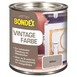 Bondex Vintage Farbe Silber 375 Ml